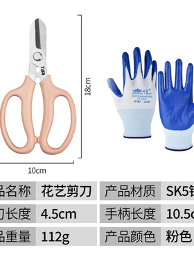 TUPI-SK5花店花剪花卉枝嫁接园艺剪剪枝专用剪刀枝剪家用园艺剪刀