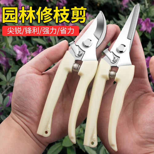 不锈钢园林修枝剪刀花艺师推荐园艺剪花五金剪子园林家用鲜花插花