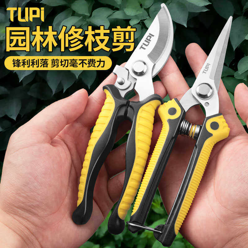 修剪树枝专用剪刀强力粗枝剪省力家用SK5钢园林园艺果树工具剪子