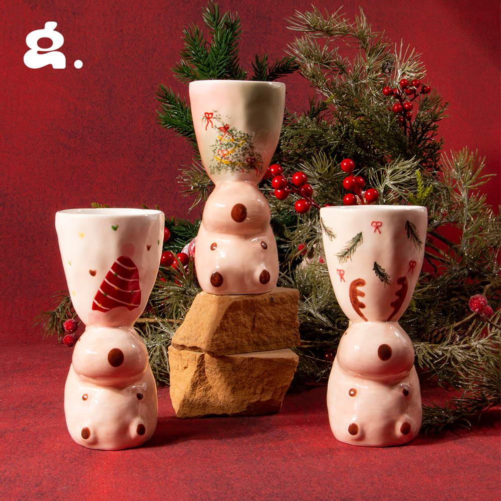 CONGSTUDIO手作可爱水豚杯礼物杯