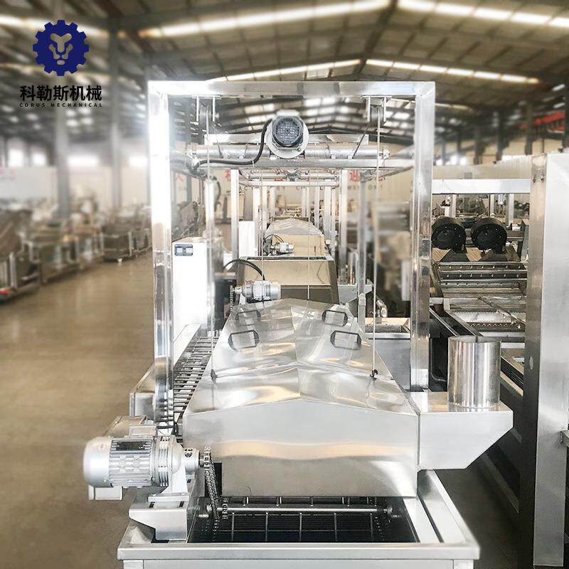 供应 自动江米条油炸机 薯片薯条油炸设备 豆泡薯塔油炸机器