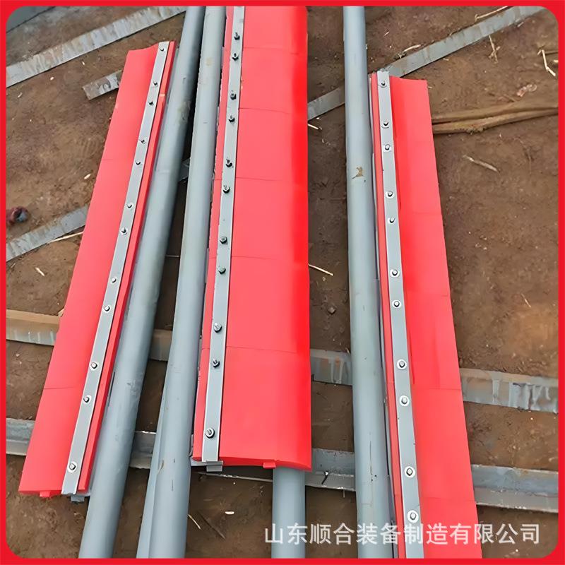 煤矿皮带清扫器安装方便聚氨酯刮料器清洁效果好输送带清扫器