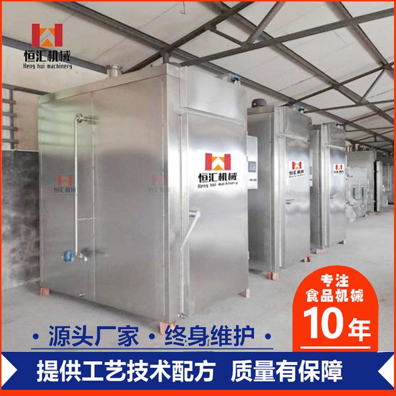 商用白糖熏鸡熏烤炉价格现货全自动小型蒸熏炉烤鸡翅不锈钢电加热