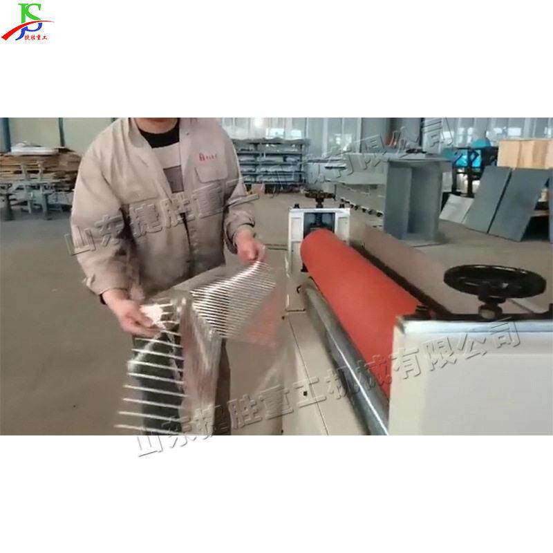 学校印刷纸板滚筒压平机 铜箔铝箔展平机 纸张背贴合压平设备
