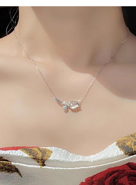 「郁金香」纯银s999项链女轻奢