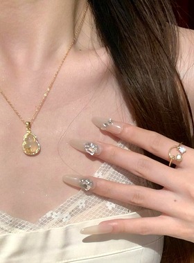 金枝玉叶福禄纯银玉髓葫芦项链女