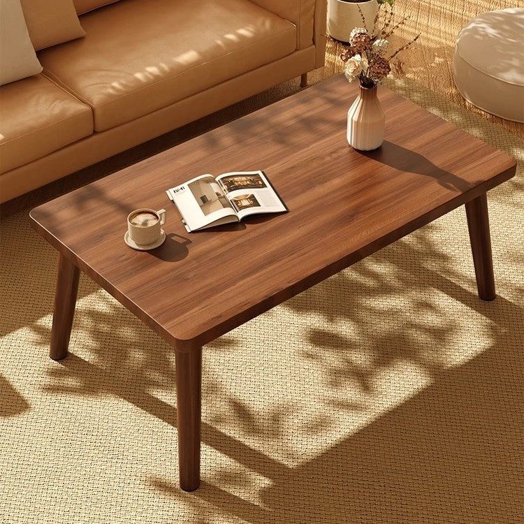 家用小桌子现代简约小户型出租屋小桌子卧室坐地小方桌客厅落地桌