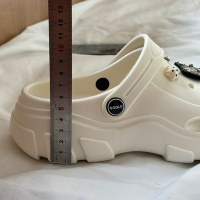 GGGLU女夏包头踩屎感洞洞鞋