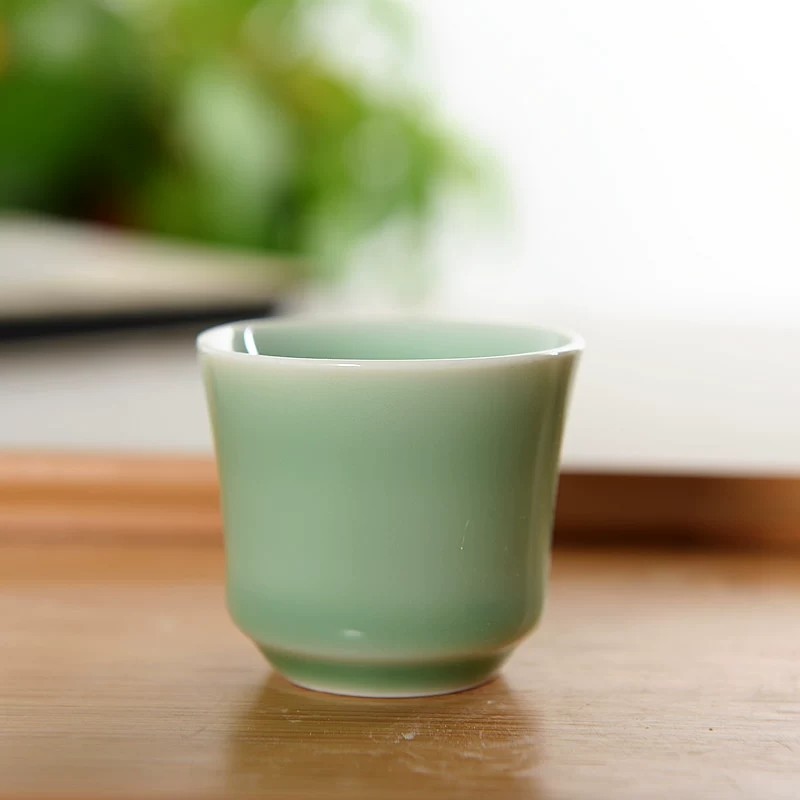 6个包邮仿古复古青瓷开口小酒杯烈酒杯白酒酒盅陶瓷黄酒杯一口杯,餐饮具,白酒杯,淘宝优惠券,粉丝福利购,淘宝优惠卷