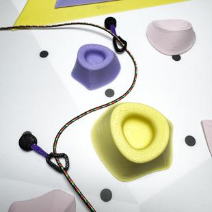 岩时优选|吸盘手撞色攀岩周边定线仿真岩点支点冰箱贴22个支点