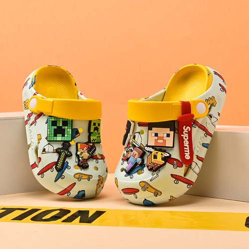 2025夏季新款EVA材质儿童洞洞鞋