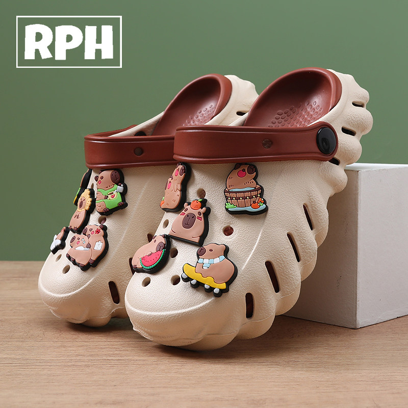 EVA防滑儿童拖鞋夏男童洞洞鞋