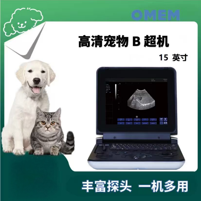 宠物猫狗专用B超机薄款笔记本便携B超诊断仪无线b超仪牛羊用测孕