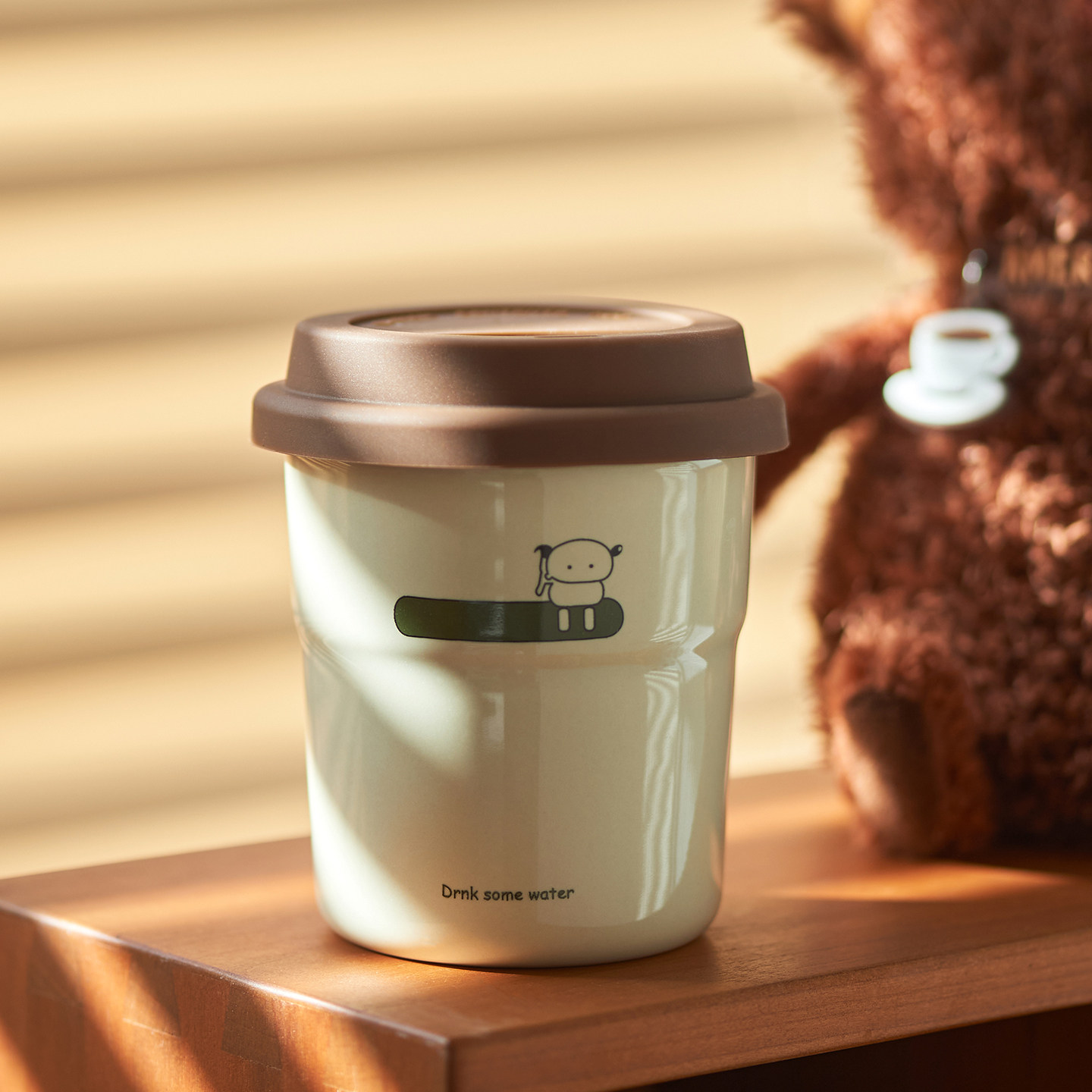 肆月马克杯带盖陶瓷杯家用喝水冲泡杯高颜值水杯宿舍个人专用漂亮,餐饮具,马克杯,淘宝优惠券,粉丝福利购,淘宝优惠卷