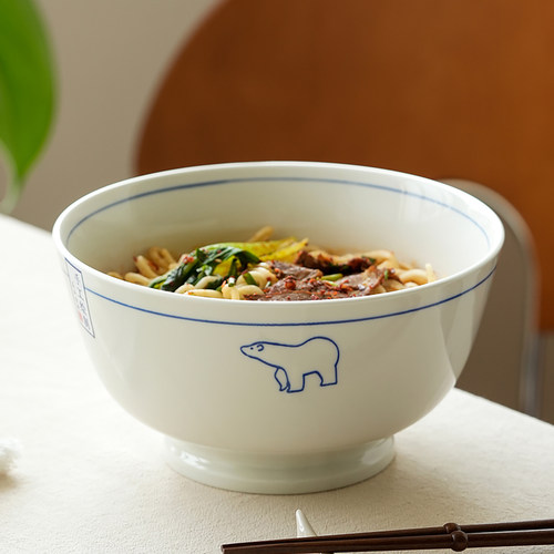 肆月陶瓷泡面碗大容量家用大汤碗