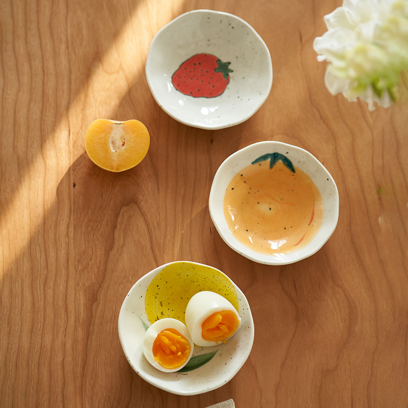 肆月日式陶瓷蘸料小碟子