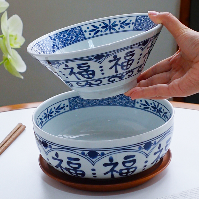 陶瓷复古福字好运到,福从嘴中来