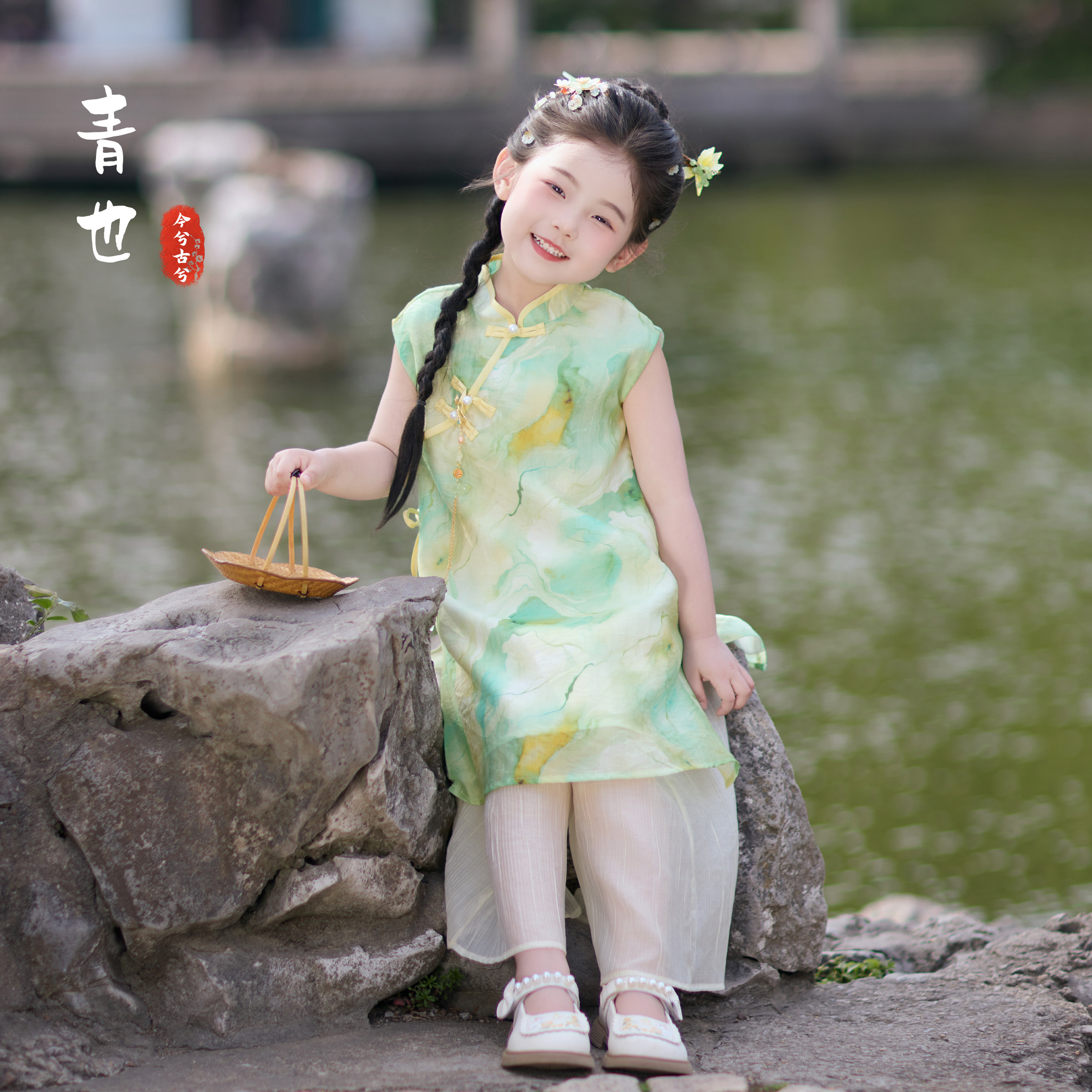 高档今兮古兮汉服女童夏