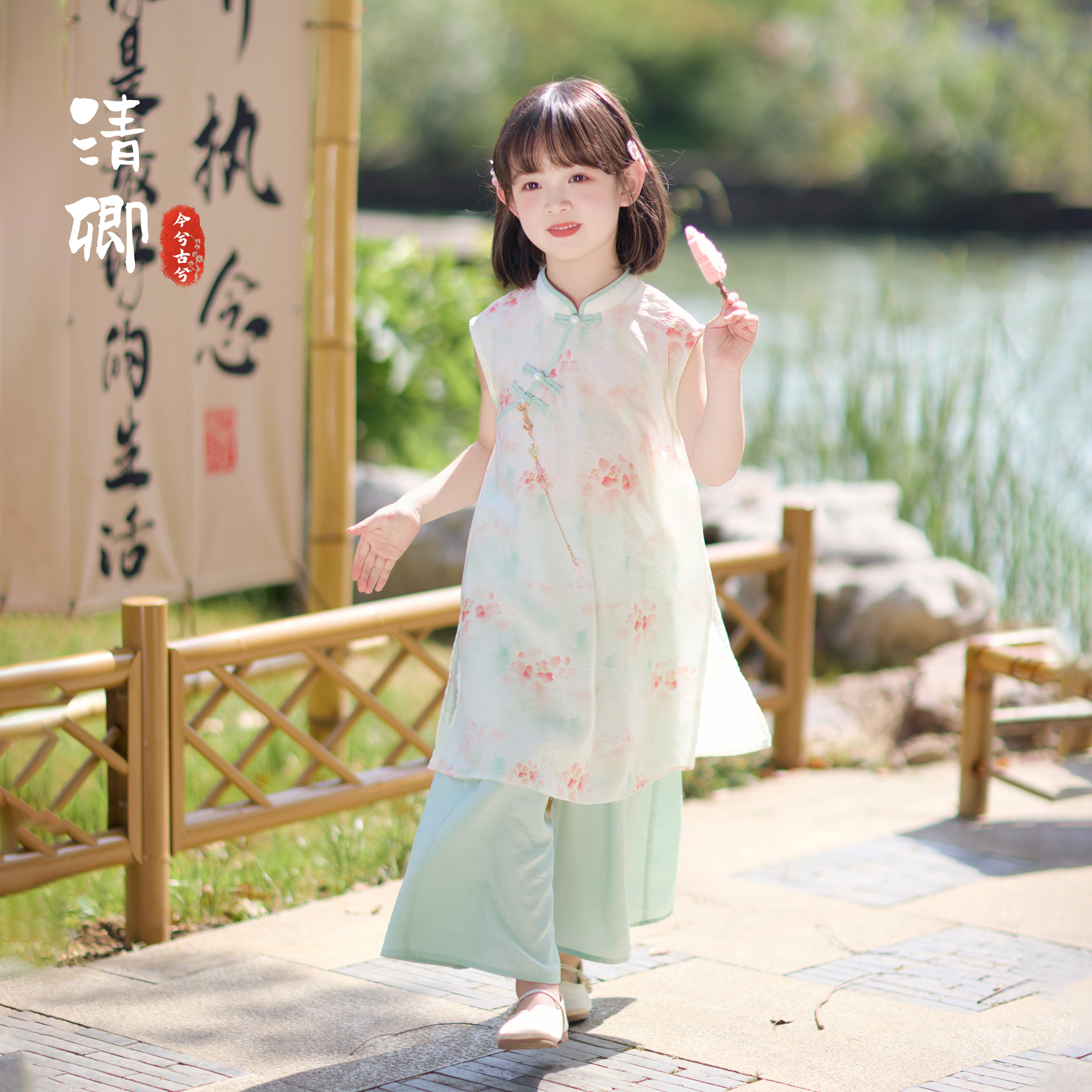 高档今兮古兮女童汉服夏