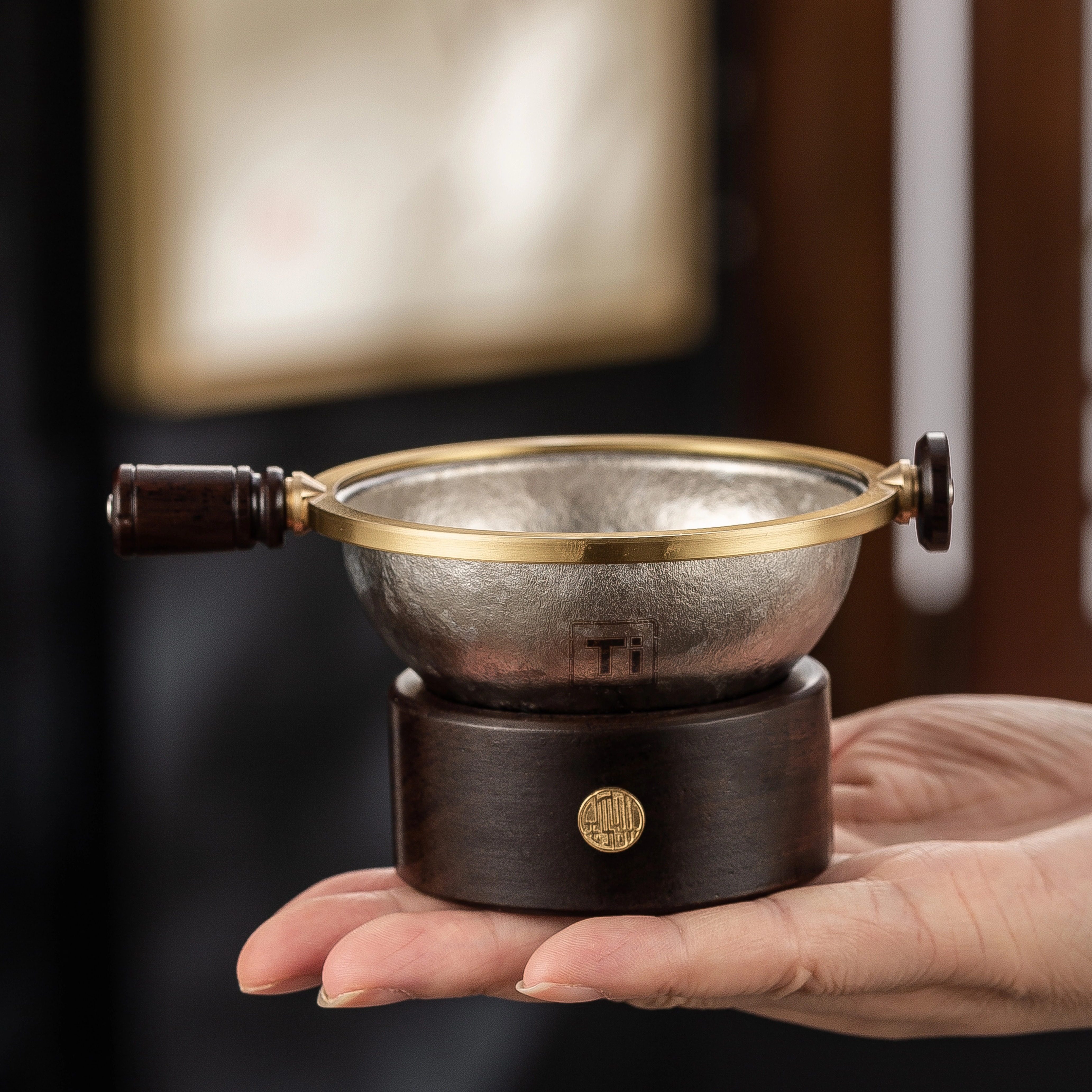 纯钛茶漏茶滤千孔一体茶叶过滤网高档滤茶器过滤器公道杯茶具配件