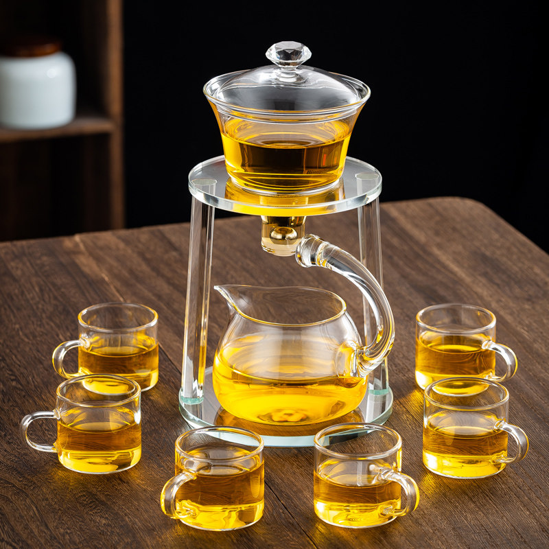 懒人泡茶神器全自动玻璃家用喝茶功夫茶具套装高档茶壶茶杯泡茶壶