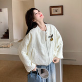 ，大货已出，肌理感泡芙面料小外套091A-2606p155k248，女装短外套，浙宝091A