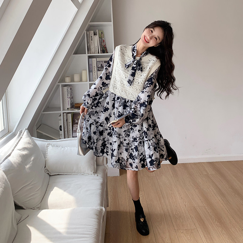 五天出货，新中式连衣裙两件套套装女091A2405P155K218,女装连衣裙,浙宝091A