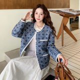 新品，大货，小香风粗花呢外套091A-8846p155k218，女装短外套，浙宝091A