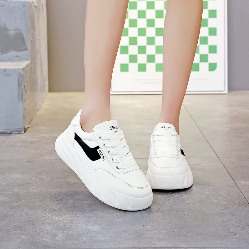 小白鞋女学生韩版2025春季新款百搭休闲运动平底板鞋ins网红A01,女鞋,休闲板鞋,淘宝优惠券,粉丝福利购,淘宝优惠卷