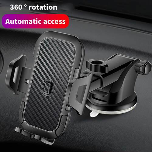 车载手机支架吸盘出风口手机支架导航支架碳纹仪表支架厂家直销