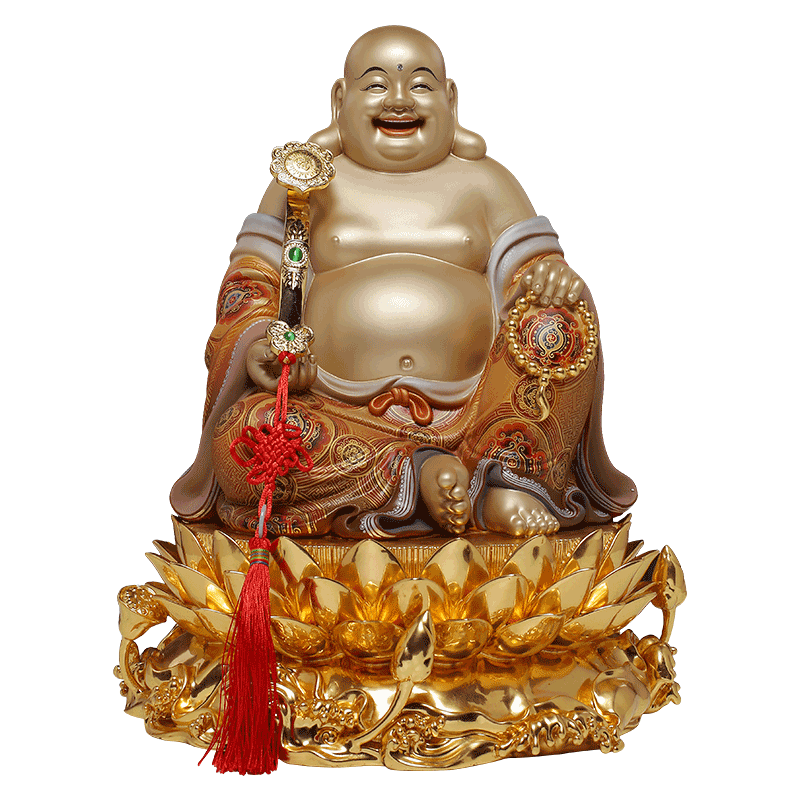 如意摆件神像供奉客厅招财弥勒佛