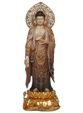 西方三圣观世音菩萨阿弥陀佛像