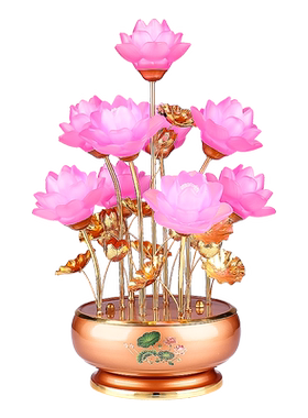 盆景佛堂供奉插电led灯仿琉璃