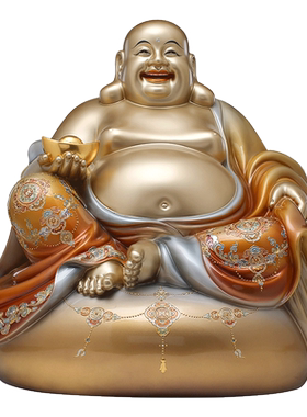 纯铜供奉菩萨神像招财大肚弥勒佛