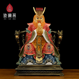 骏澜斋铜四海龙王南海龙王像雨神海神龙神风调雨顺平安供奉摆件