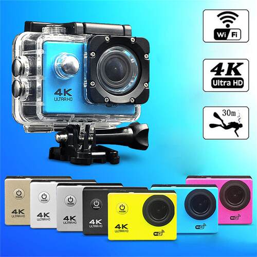 Sports Action Camera Video 4K 30M Waterproof HD Cam WIFI DV