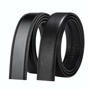 Men's Belt Belt Body Automatic Buckle Headless Belt Body Imi