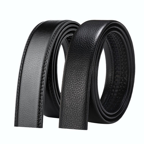 Men's Belt Belt Body Automatic Buckle Headless Belt Body Imi