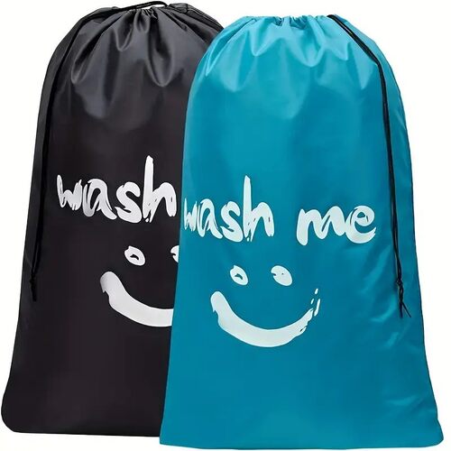 Large Laundry Bag Oxford Cloth Drawstring Travel Storage Bag