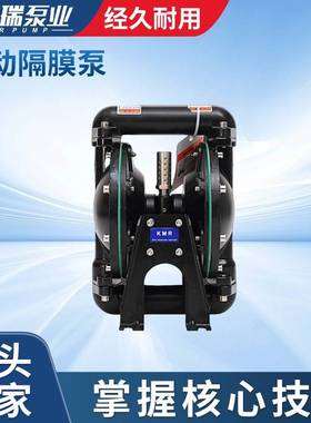 1寸化工气动隔膜泵DN25BQG100铝合金隔膜泵666120-344-C