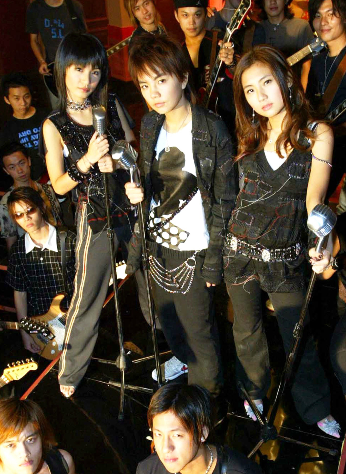 s.h.e女子组合经典怀旧写真照片明信片100张塑封定制宿舍房间装饰