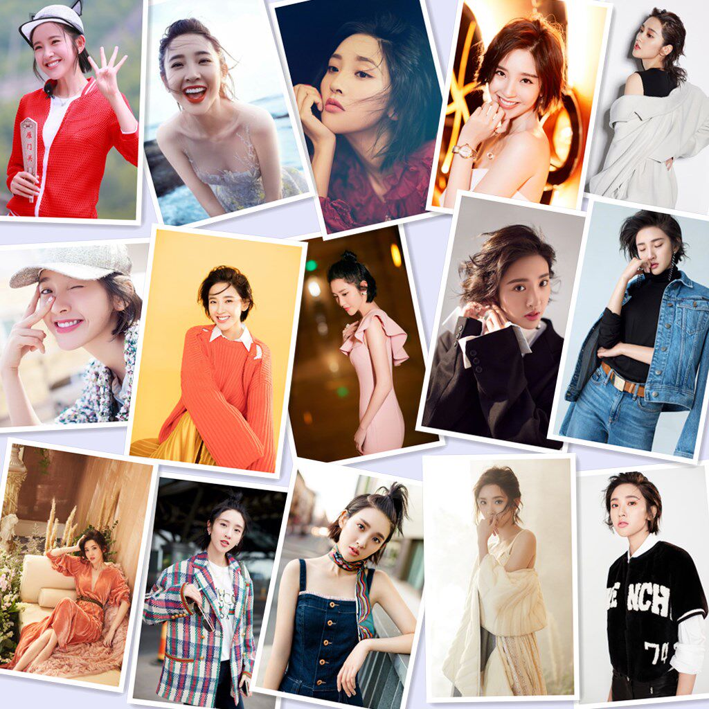 唐艺昕Tina Tang活泼灵动的四川女孩写真照片明信片塑封定制