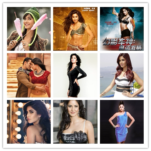 卡特莉娜·卡芙katrina kaif 幻影车神3个人经典写真照片塑封定制