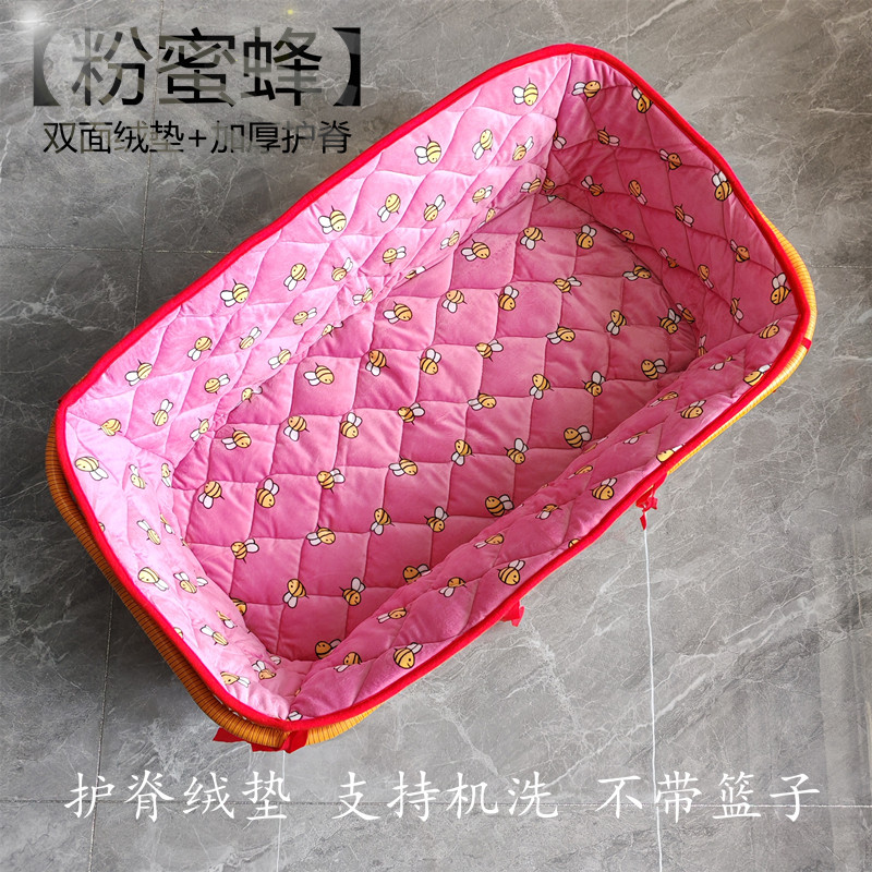 潮汕摇篮儿童婴儿法兰绒保暖床垫图片