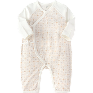 巴拉巴拉婴儿衣服宝宝连体衣睡衣款新生儿哈衣爬服简洁文艺舒适萌