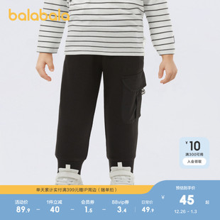 子男童工装 洋气百搭童装 风长裤 休闲裤 小童宝宝 春季 巴拉巴拉儿童裤