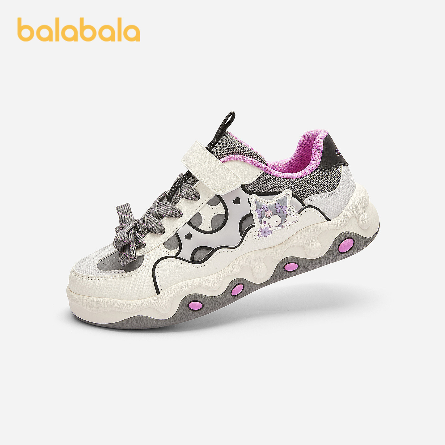 【库洛米IP商场同款】巴拉巴拉童鞋儿童板鞋女童2025新款春秋可爱,童鞋/婴儿鞋/亲子鞋,板鞋,淘宝优惠券,粉丝福利购,淘宝优惠卷