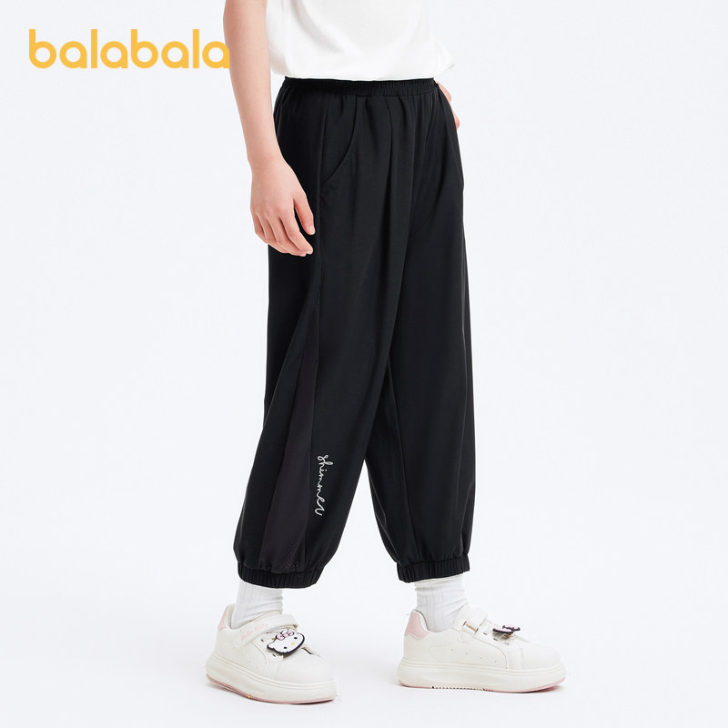 巴拉巴拉童装女童裤子夏装中大童儿童七分裤休闲裤潮