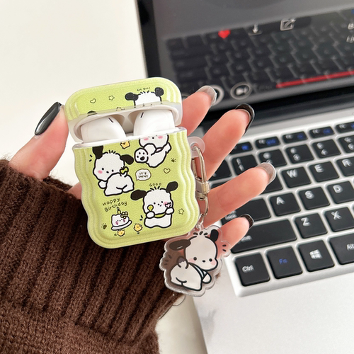 波浪三只狗-适用苹果AirPods4耳机壳pro第二代ipod无线蓝牙3充电仓盒1防摔软可爱卡通女新款airpodspro2保护
