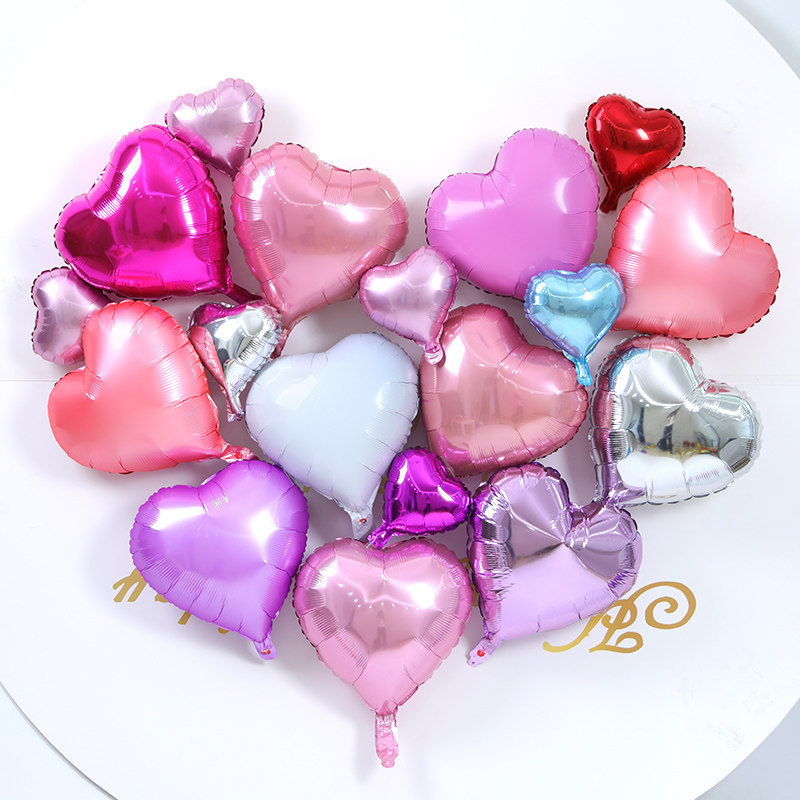 18寸情人表白爱心铝膜铝箔气球婚庆婚房场景会场布置装饰用品汽球,节庆用品/礼品,飘空气球,淘宝优惠券,粉丝福利购,淘宝优惠卷